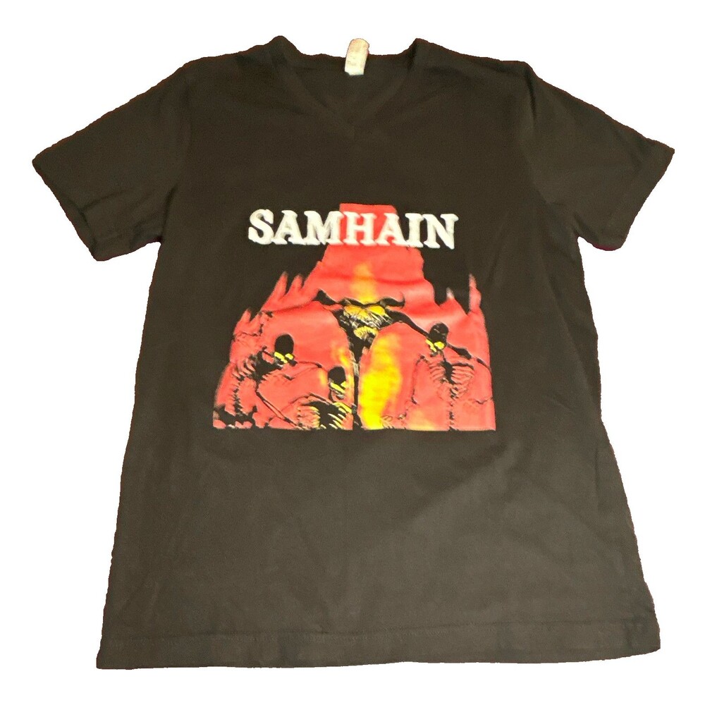 Bella + Canvas Airlume Samhain November Coming Fire Graphic T-Shirt Women's Med